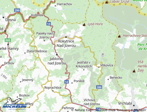 MICHELIN Bratrouchov map - ViaMichelin