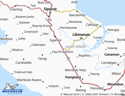 MICHELIN San Isidro map - ViaMichelin