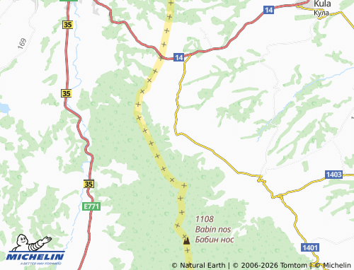 MICHELIN Kireevo map - ViaMichelin