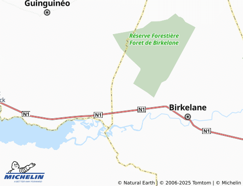 MICHELIN Gongane map - ViaMichelin