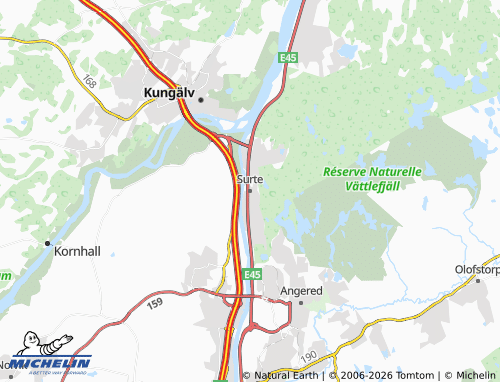 MICHELIN-Landkarte Surte - ViaMichelin