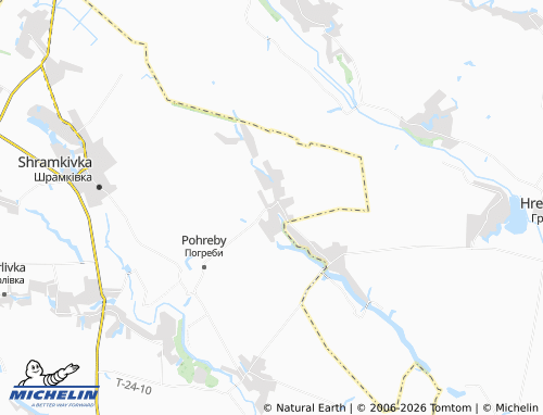 Mapa MICHELIN Stepanivka - ViaMichelin
