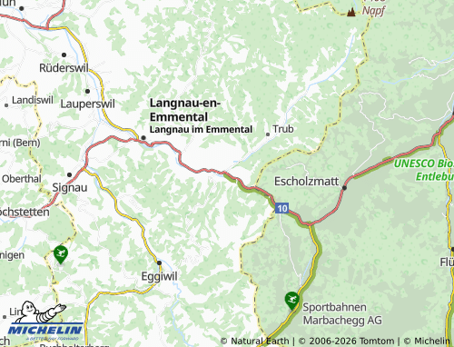 MICHELIN Trubschachen map - ViaMichelin
