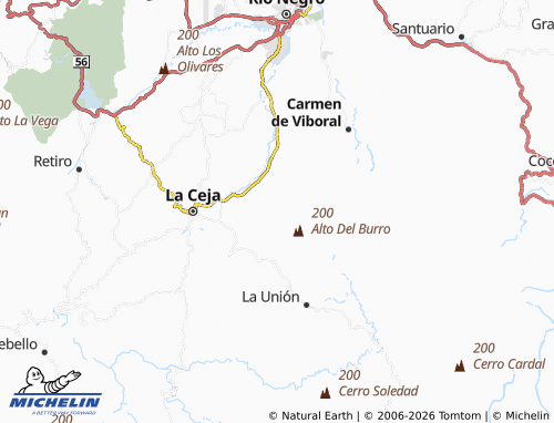Carte MICHELIN San Miguel - ViaMichelin