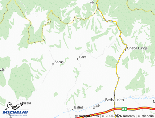 MICHELIN Bara map - ViaMichelin