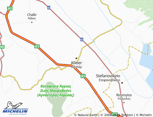 MICHELIN Kileler map - ViaMichelin