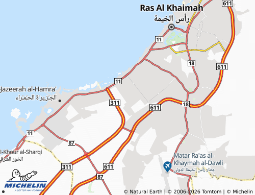 MICHELIN Khalifa Bin Zayed City map - ViaMichelin