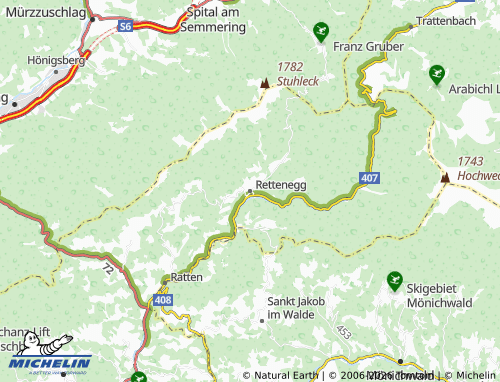 Carte MICHELIN Rettenegg - ViaMichelin
