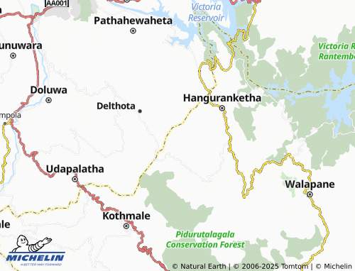 MICHELIN Bowala map - ViaMichelin
