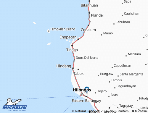 MICHELIN Bontoc map - ViaMichelin
