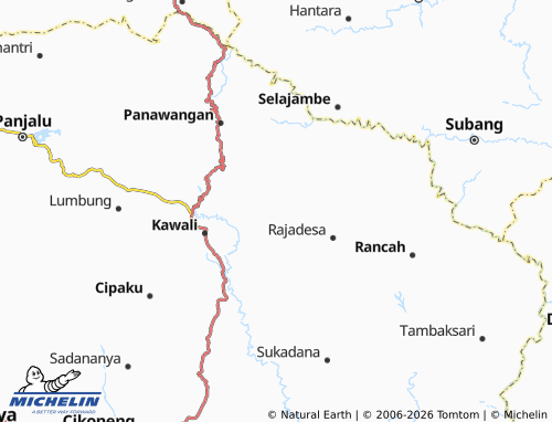 MICHELIN-Landkarte Jatinagara - ViaMichelin