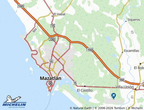 MICHELIN Genaro Estrada map - ViaMichelin