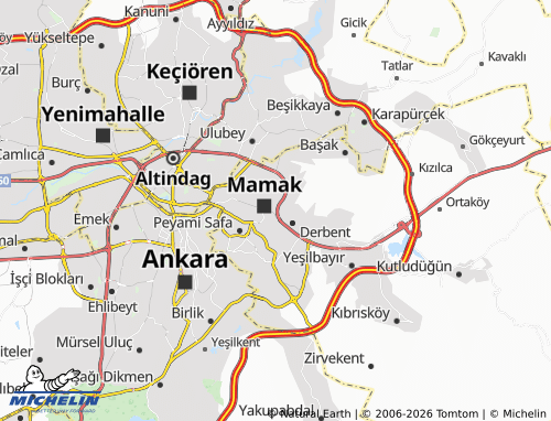 Mappa MICHELIN Bahçeleriçi - ViaMichelin
