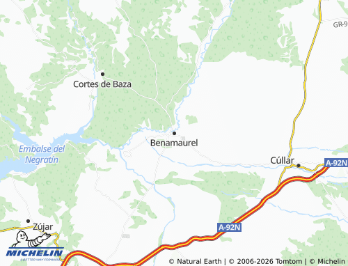 Mappa MICHELIN Benamaurel - ViaMichelin
