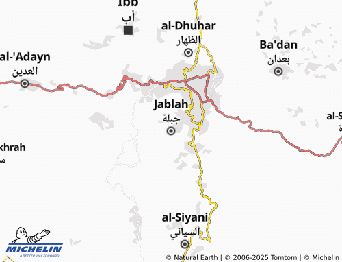 MICHELIN-Landkarte Jablah - ViaMichelin