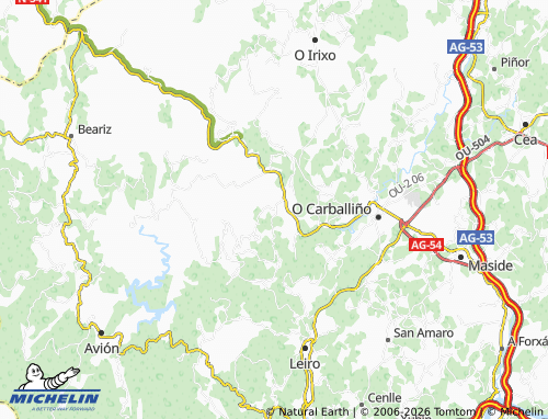 Carte MICHELIN Boborás - ViaMichelin