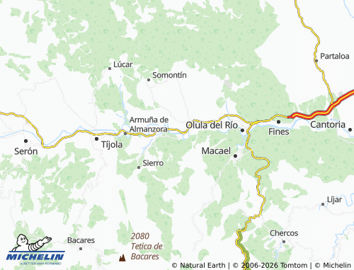 MICHELIN-Landkarte Purchena - ViaMichelin