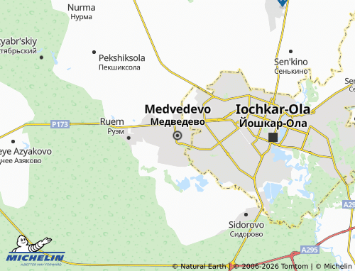 MICHELIN-Landkarte Medvedevo - ViaMichelin