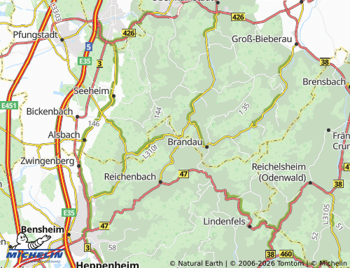 MICHELIN Schmal-Beerbach map - ViaMichelin