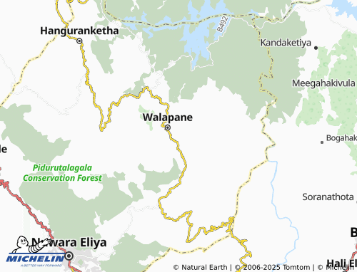 MICHELIN Egodakanda map - ViaMichelin