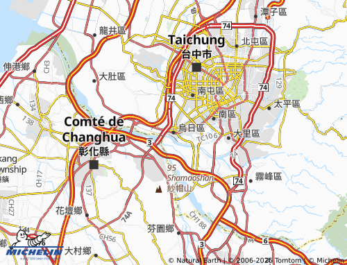 Kaart MICHELIN wu ri qu - ViaMichelin