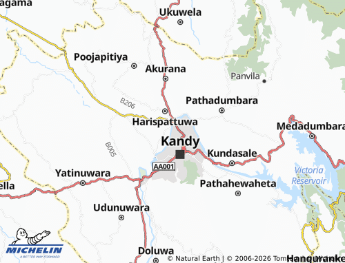 MICHELIN Wattaranthenna map - ViaMichelin
