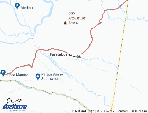 Carte MICHELIN Paratebueno - ViaMichelin