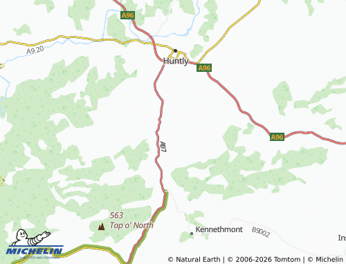 Carte MICHELIN Kirkstile - ViaMichelin