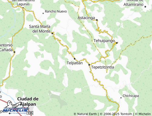 MICHELIN La Vaquería map - ViaMichelin