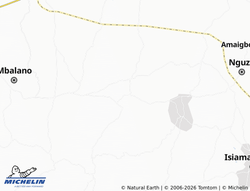 MICHELIN Igbere map - ViaMichelin