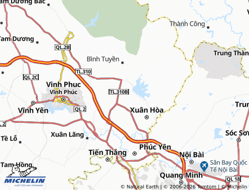 Mapa MICHELIN Bá Hiến - ViaMichelin