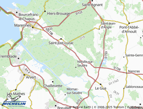 Carte MICHELIN La Puisade - ViaMichelin