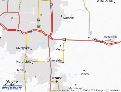 MICHELIN Mentor map - ViaMichelin