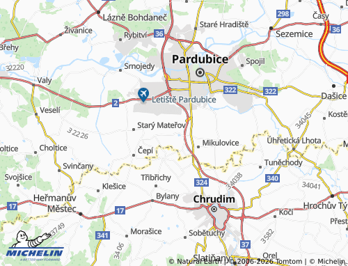 Mappa MICHELIN Staré Jesenčany - ViaMichelin