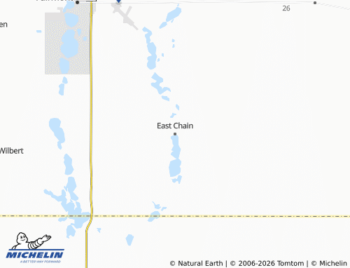 Carte MICHELIN East Chain - ViaMichelin