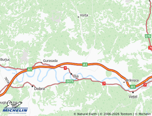 Mapa MICHELIN Bacea - ViaMichelin