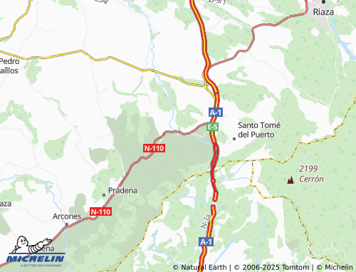 MICHELIN Siguero map - ViaMichelin