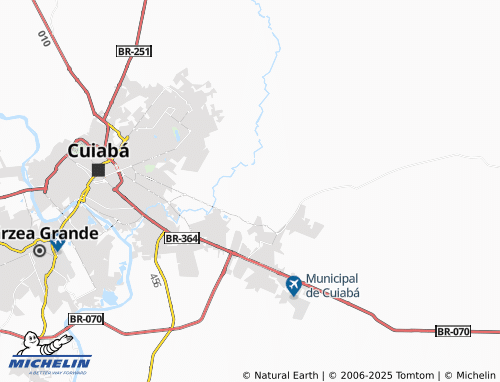 MICHELIN Jardim Fortaleza map - ViaMichelin