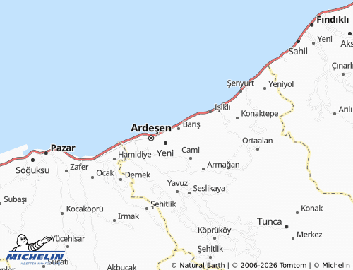 MICHELIN Müftü map - ViaMichelin