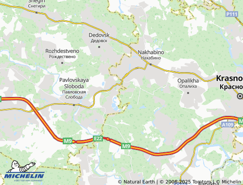 MICHELIN Berezka SNT map - ViaMichelin