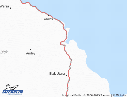 MICHELIN Andai map - ViaMichelin