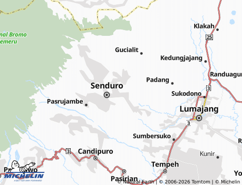 Carte MICHELIN Pandansari - ViaMichelin