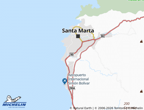 MICHELIN Arriba map - ViaMichelin