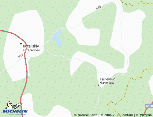 MICHELIN Kaybolovo map - ViaMichelin