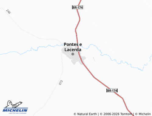 Mapa MICHELIN Flor da Serra - ViaMichelin