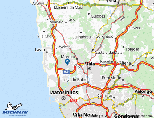 Mappa MICHELIN Moreira - ViaMichelin