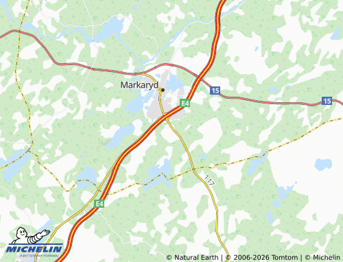 Carte MICHELIN Södra Århult - ViaMichelin