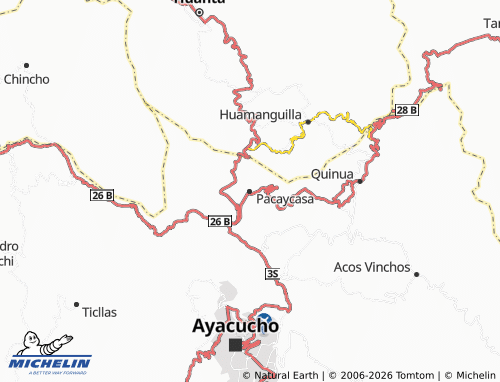 Mappa MICHELIN Pacaycasa - ViaMichelin