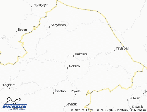 Mapa MICHELIN Bükdere - ViaMichelin