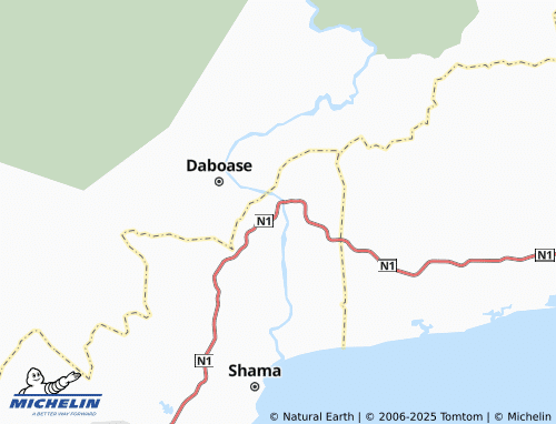 Mappa MICHELIN Dunkwa - ViaMichelin